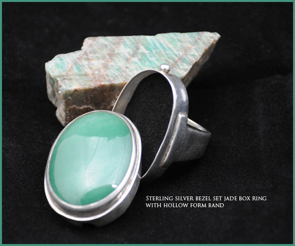 Jade Box Ring
