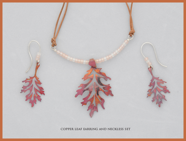 Copper Leaf Necklace