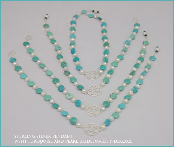 Turquoise Bridesmaid Necklace